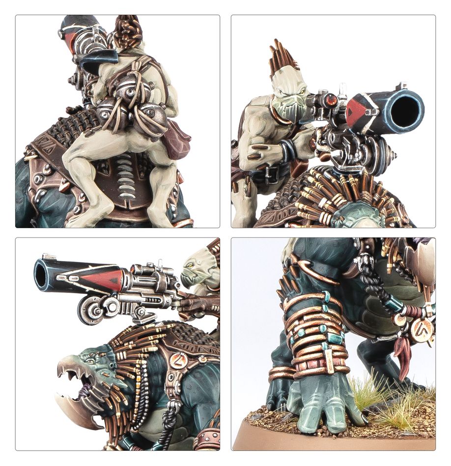 Warhammer 40000 - T'au Empire - Krootox Riders
