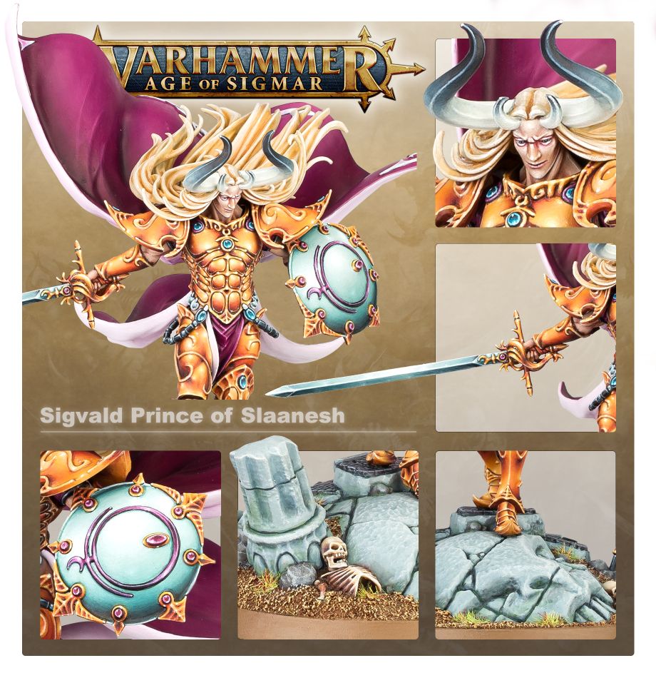 Age of Sigmar - Hedonites of Slaanesh - Sigvald, Prince of Slaanesh