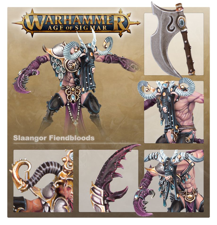 Age of Sigmar - Hedonites of Slaanesh - Slaangor Fiendbloods
