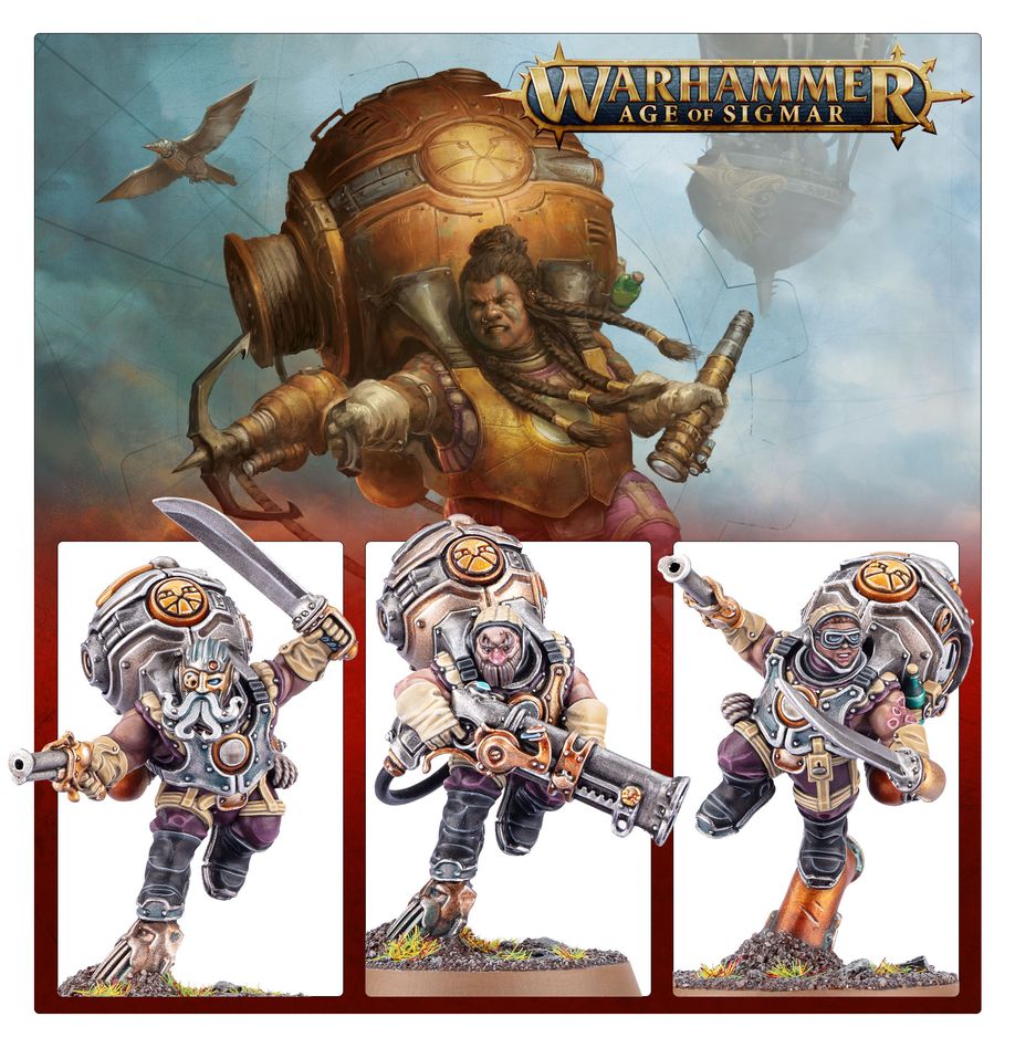Age of Sigmar - Kharadron Overlords - Vongrim Harpoon Crew