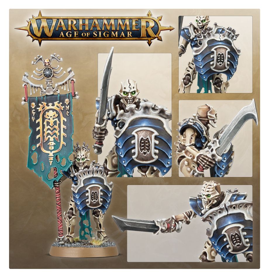 Age of Sigmar - Ossiarch Bonereapers - Mortek Guard