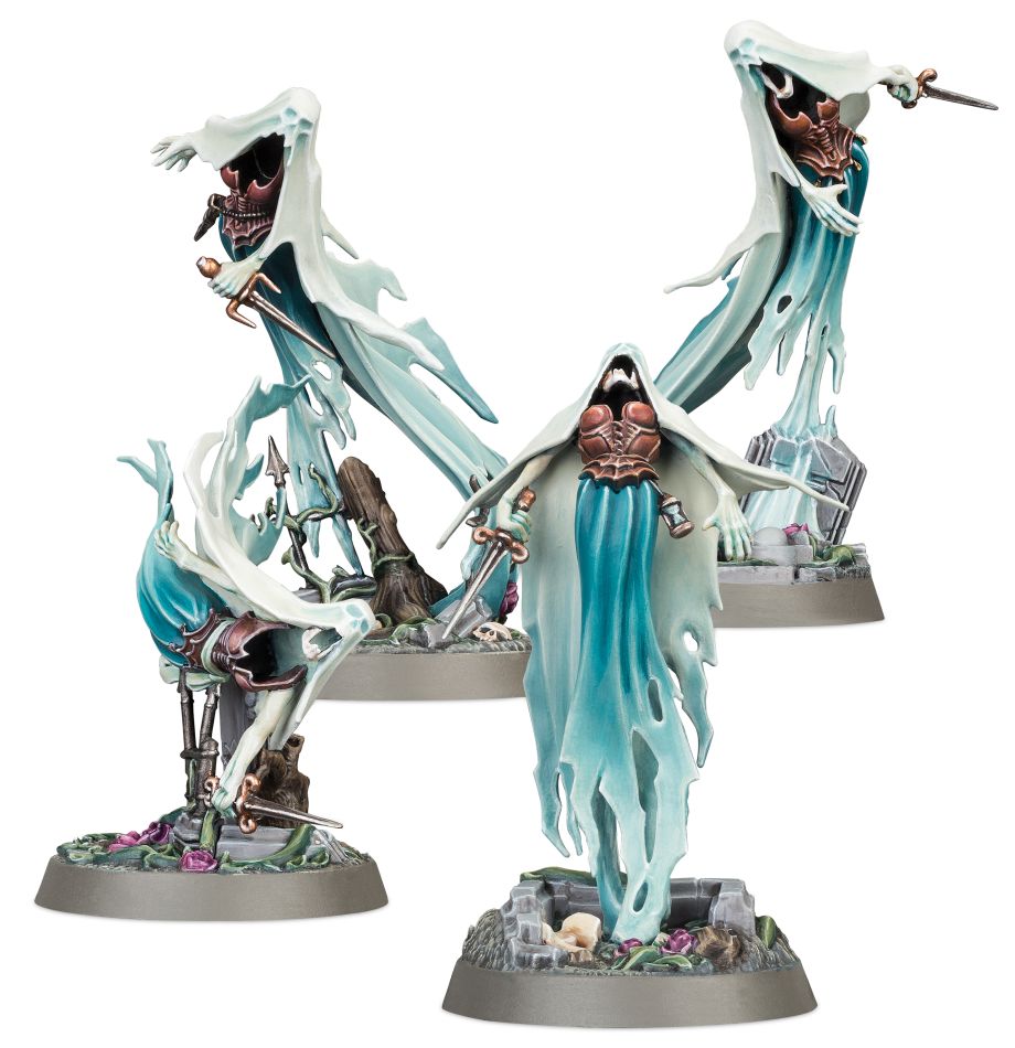 Age of Sigmar - Nighthaunt - Easy to Build Myrmourn Banshees