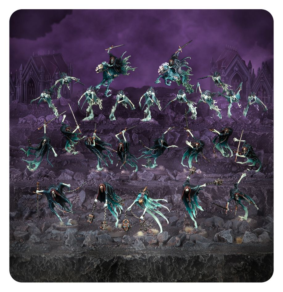 Age of Sigmar - Nighthaunt - Spearhead - Cursed Shacklehorde