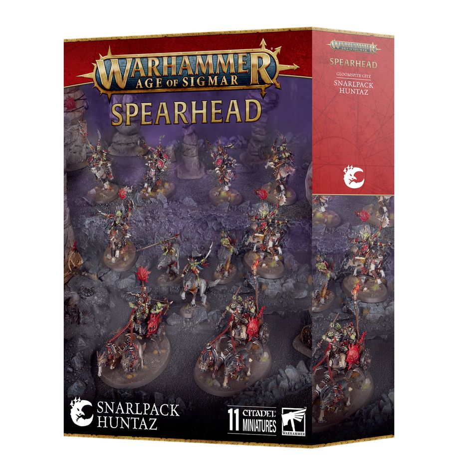 Age of Sigmar - Gloomspite Gitz - Spearhead - Snarlpack Huntaz