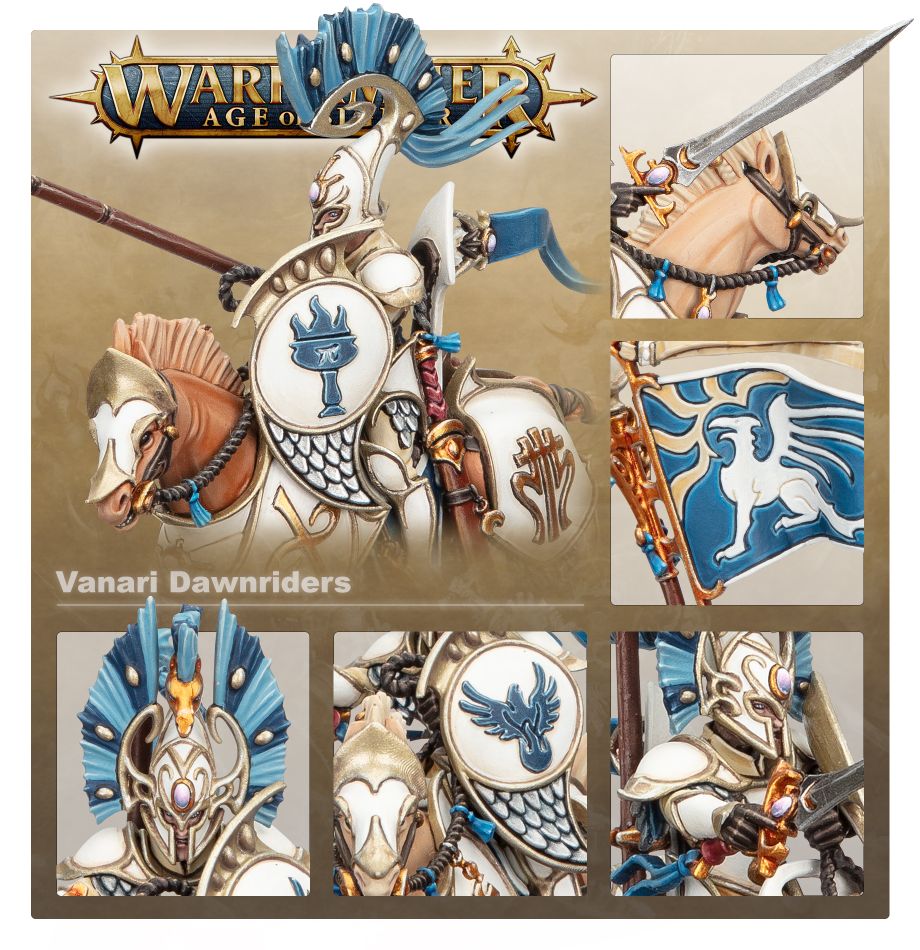 Age of Sigmar - Lumineth Realm-lords - Vanari Dawnriders