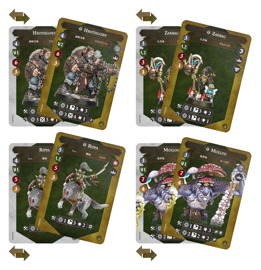 Warhammer Underworlds - Destruction Warbands - Gitz and Goliaths