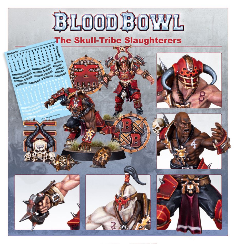Blood Bowl Team Khorne: The Skull-tribe Slaughterers