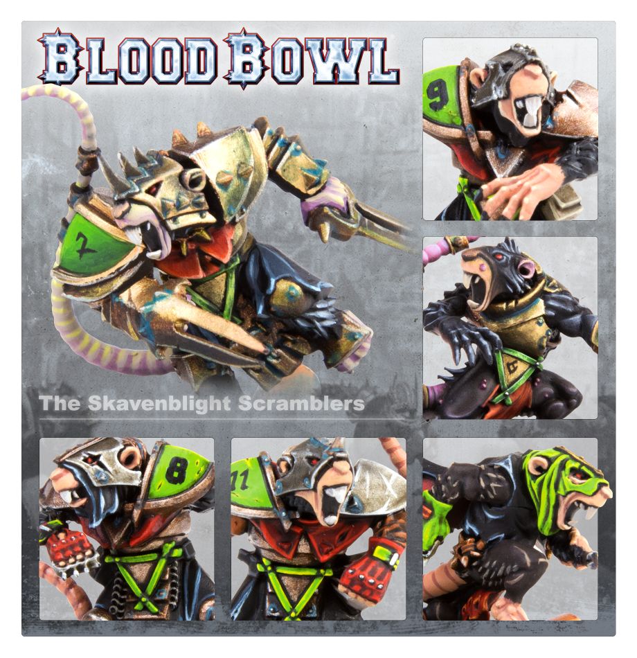Blood Bowl - Team Skaven: Skavenblight Scramblers