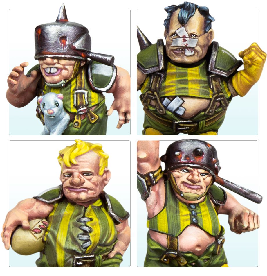 Blood Bowl - Team Halfling: Greenfield Grasshuggers