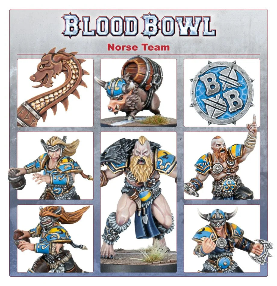 Blood Bowl - Norse Blood Bowl Team: Norsca Rampagers
