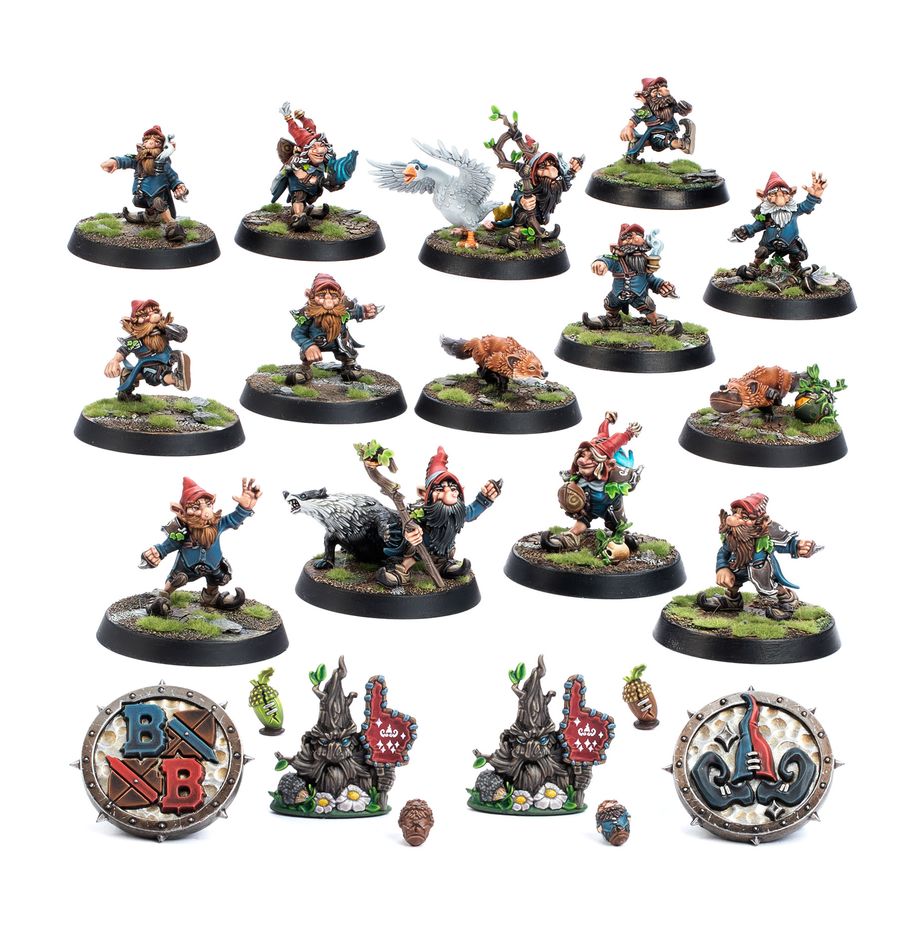 Blood Bowl - Gnome Blood Bowl Team - The Glimdwarrow Groundhogs