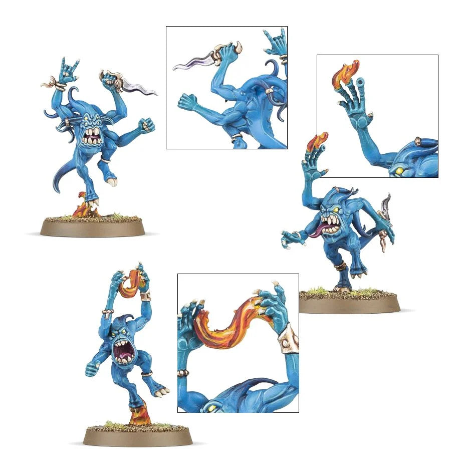 Warhammer 40000 - Age of Sigmar - Daemons of Tzeentch - Blue Horrors of Tzeentch