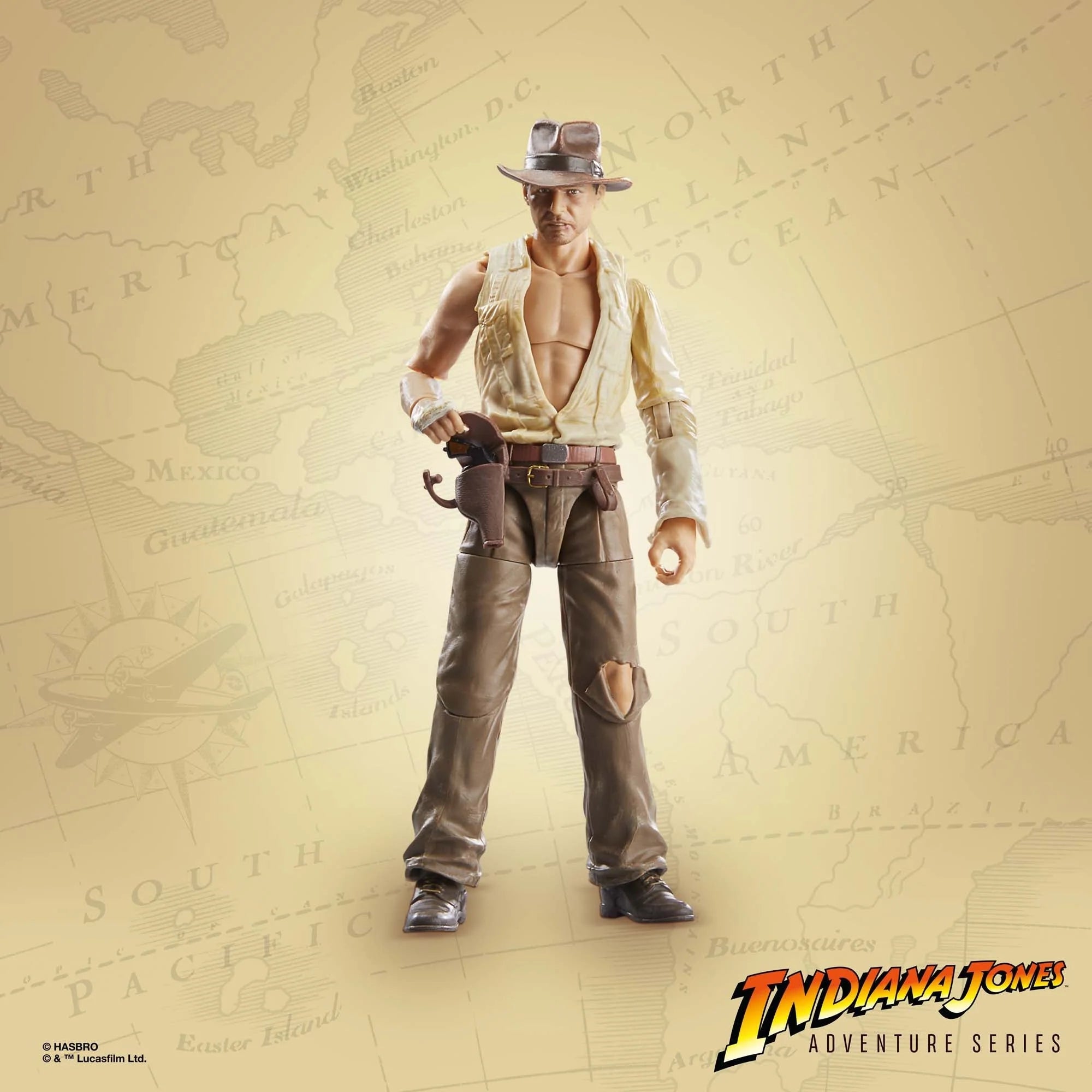 Hasbro - Indiana Jones Adventure Series - Indiana Jones (Il Tempio Maledetto)