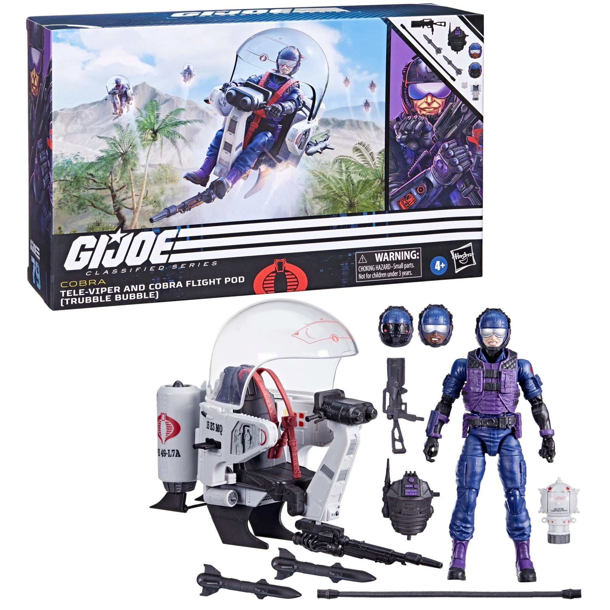 Hasbro - G.I. Joe Classified Series - Tele-Viper e Cobra Flight Pod (Trubble Bubble), 79
