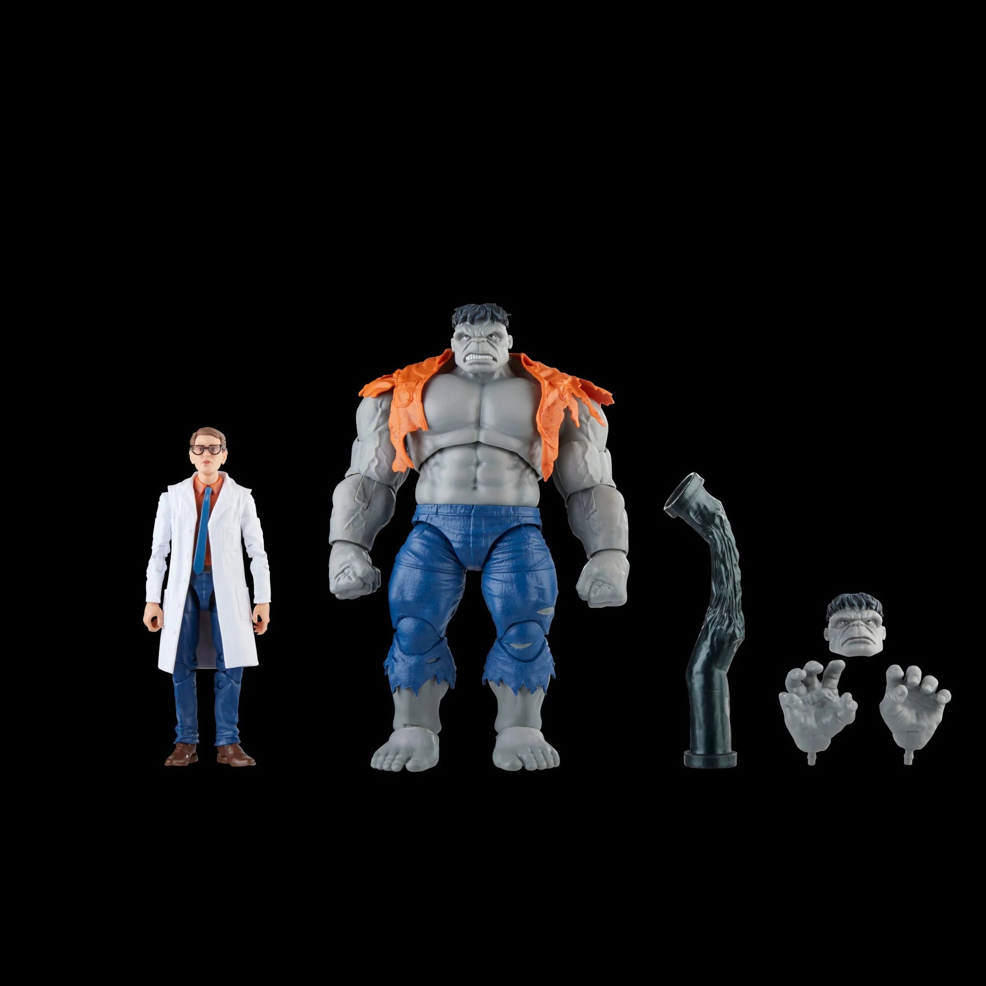 Hasbro - Marvel Legends Series - Gray Hulk and Dr. Bruce Banner