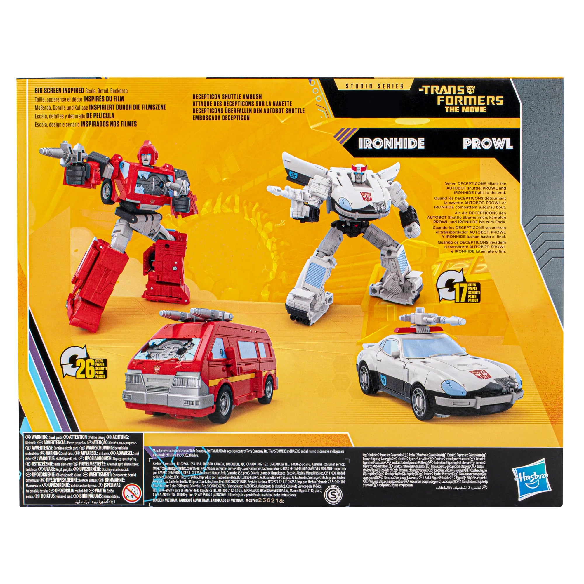 Hasbro - Transformers Studio Series - Ironhide and Prowl