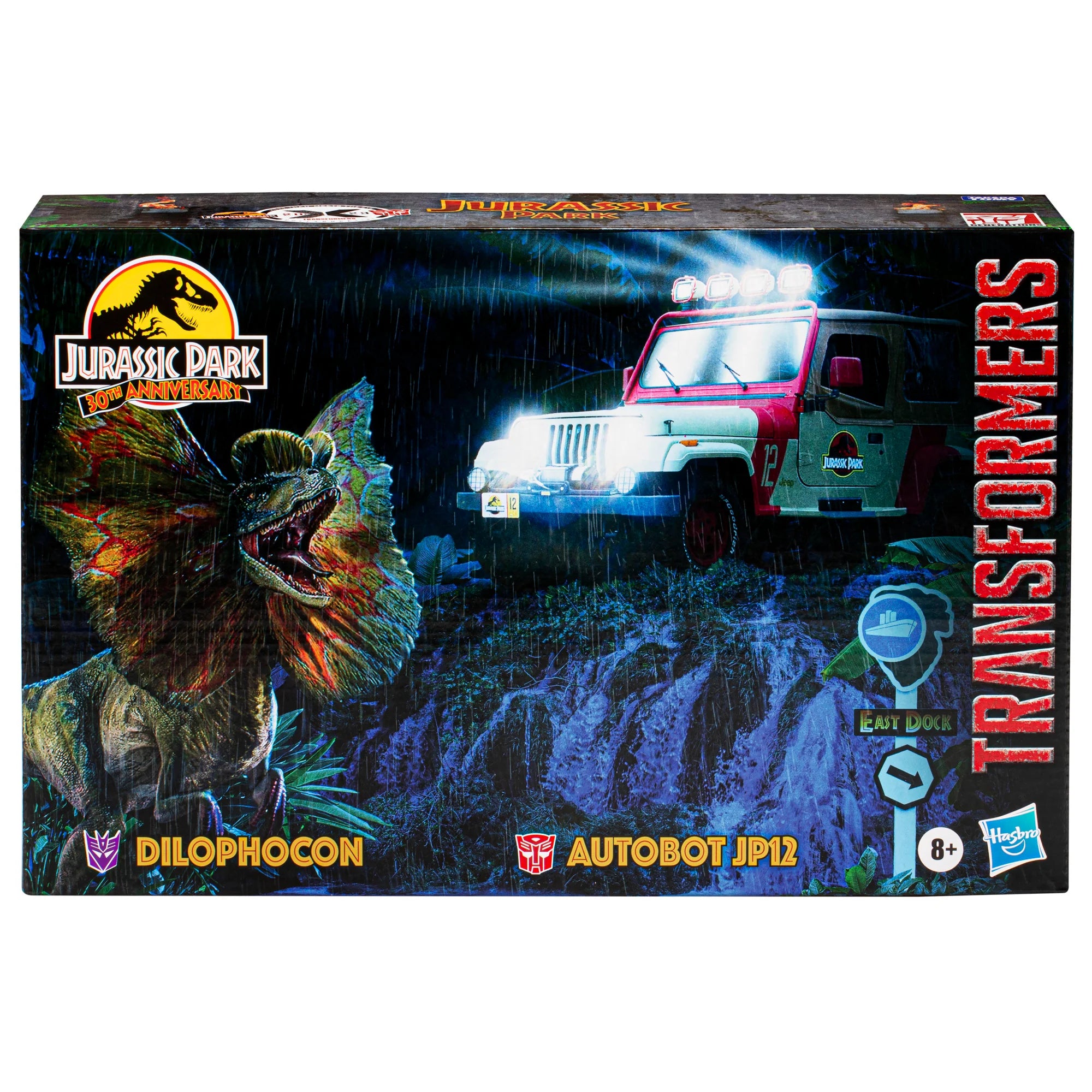 Hasbro - Transformers Collaborative Jurassic Park x Transformers Dilophocon and Autobot JP12