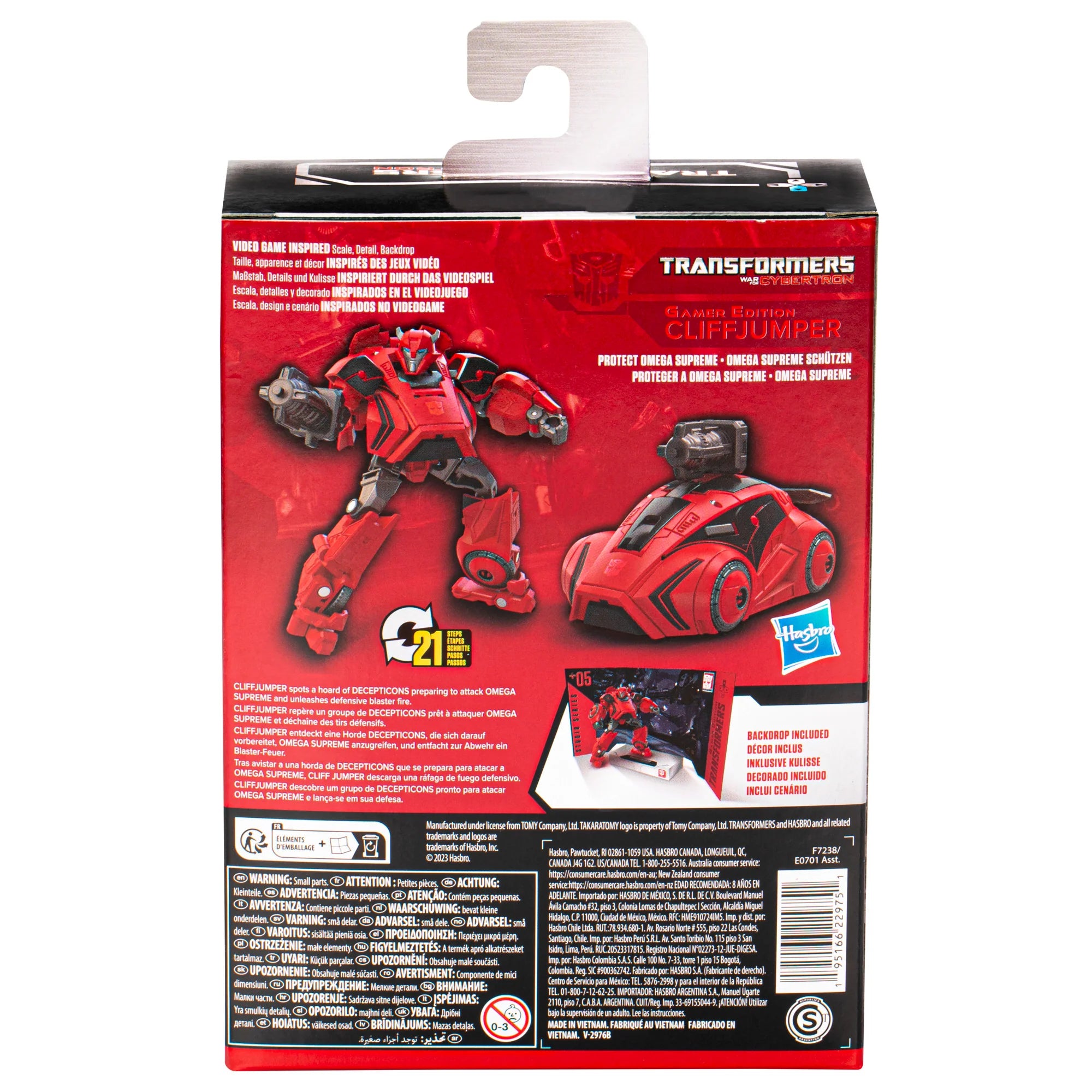 Hasbro - Transformers Studio Series Deluxe - Transformers: War for Cybertron 05 Gamer Edition Cliffjumper