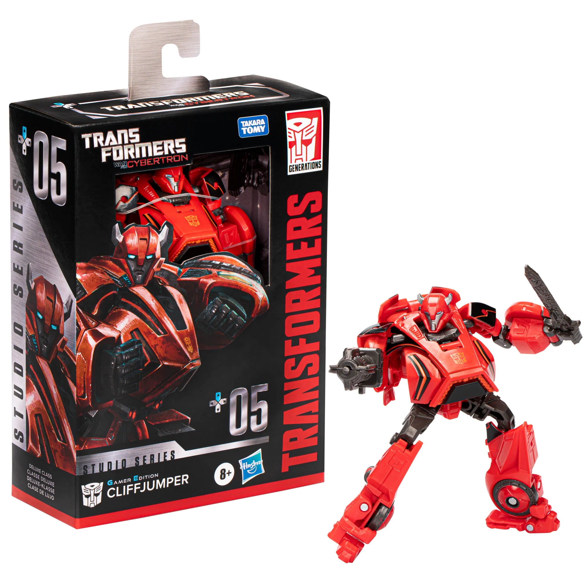 Hasbro - Transformers Studio Series Deluxe - Transformers: War for Cybertron 05 Gamer Edition Cliffjumper