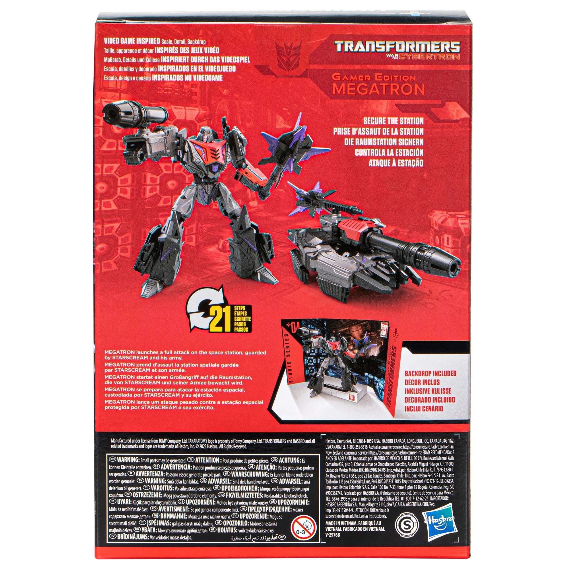 Hasbro - Transformers Studio Series - Voyager 04 Gamer Edition Megatron