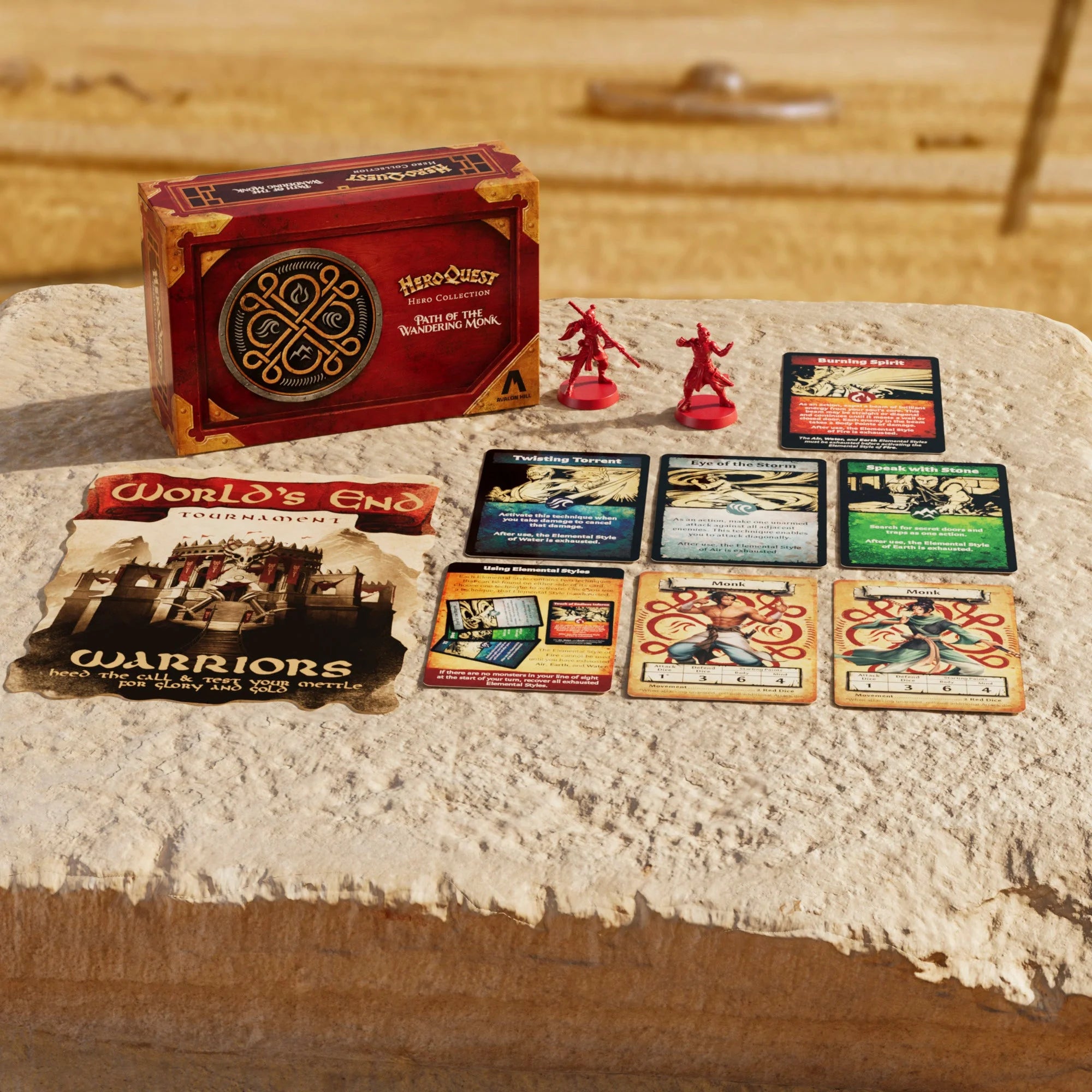 Hasbro - HeroQuest - Hero Collection: Il cammino del Monaco errante - Eng
