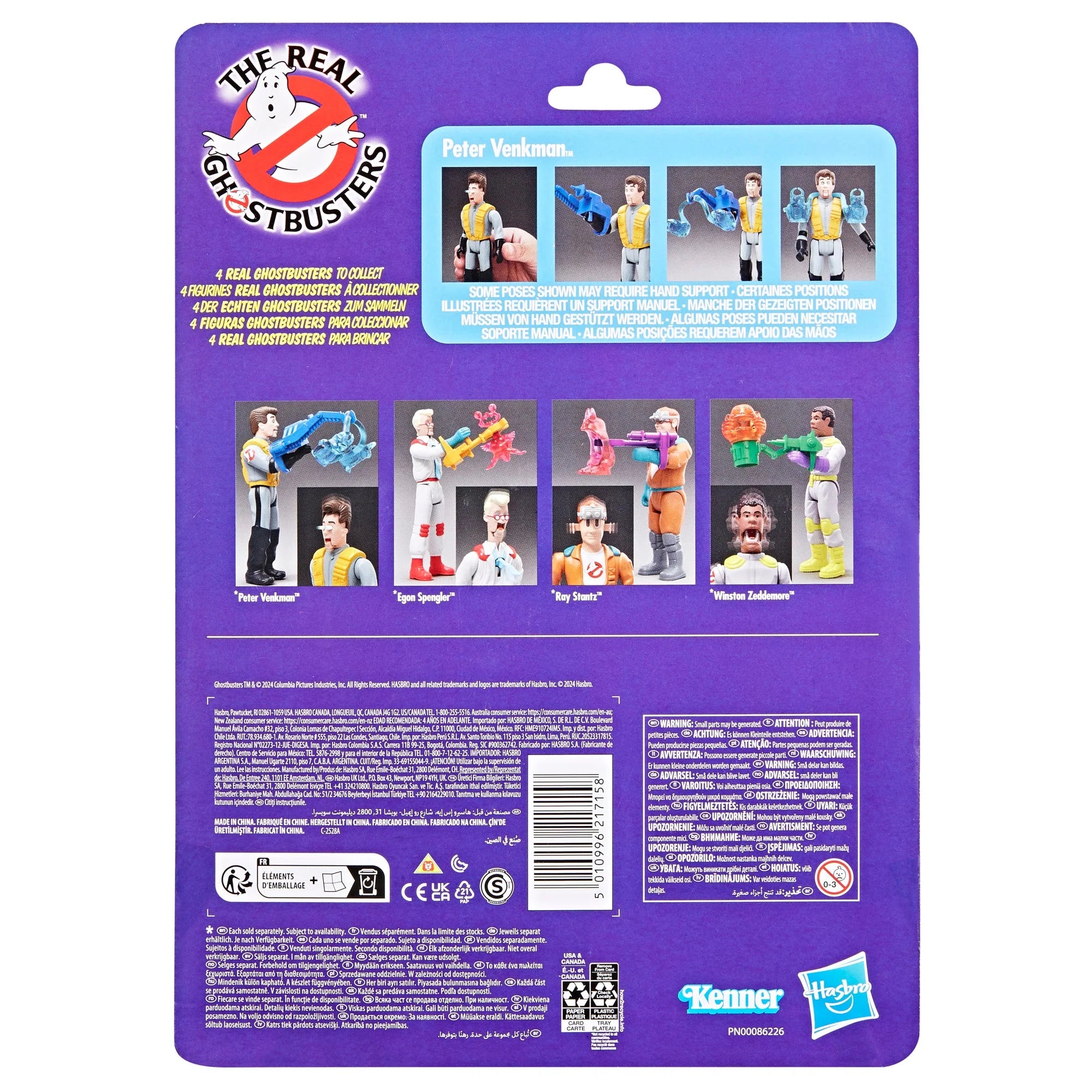 Hasbro - Ghostbusters - Kenner Classics The Real Ghostbusters - Winston Zeddemore e Fantasma Scream Roller