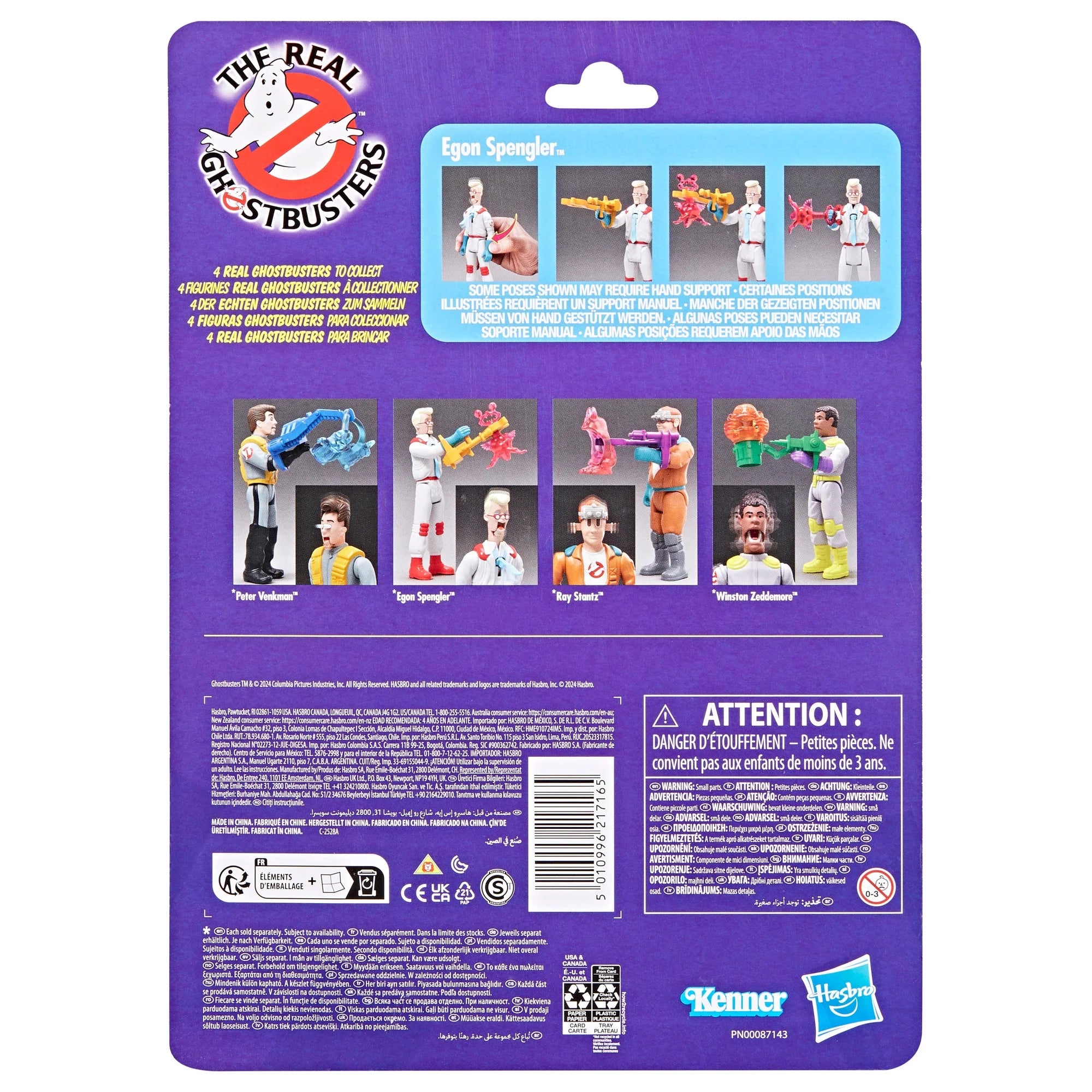 Hasbro - Ghostbusters - Kenner Classics The Real Ghostbusters - Egon Spengler e Fantasma Soar Throat