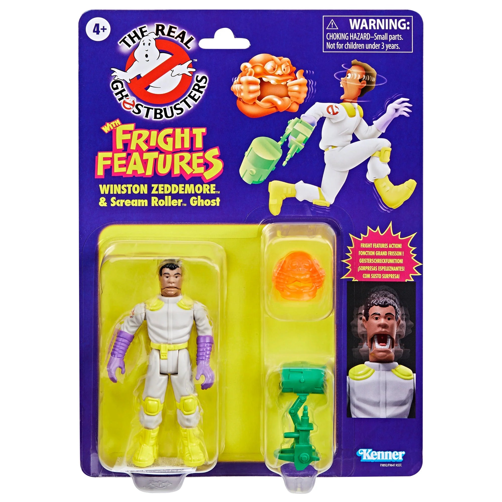 Hasbro - Ghostbusters - Kenner Classics The Real Ghostbusters - Winston Zeddemore e Fantasma Scream Roller