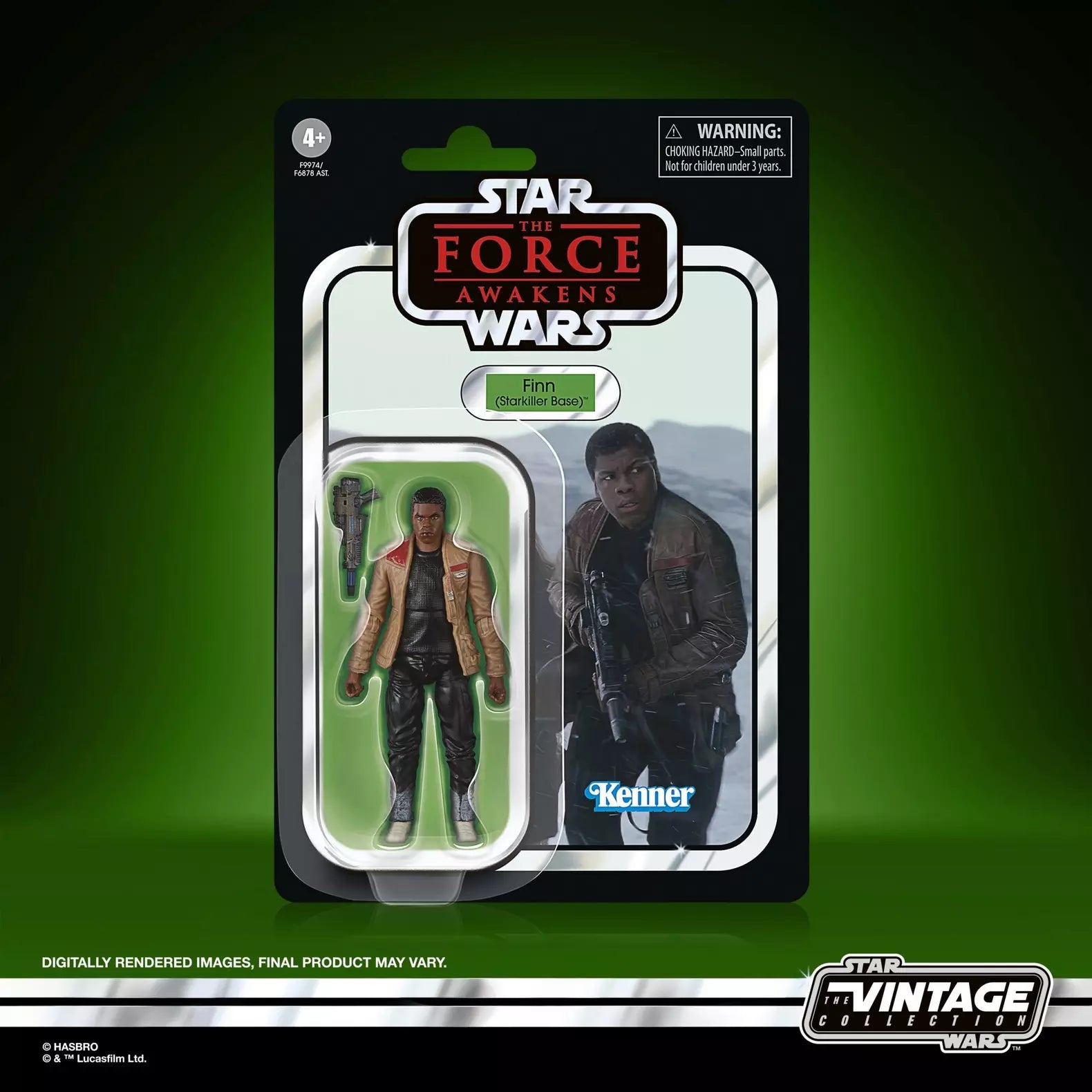 Hasbro - Star Wars - The Vintage Collection - Finn (Base Starkiller)