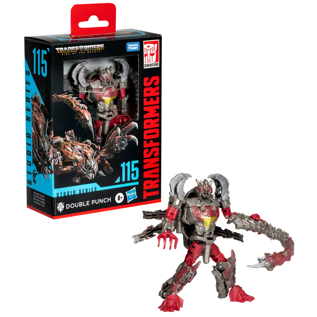 Hasbro - Transformers Studio Series 115 - Deluxe Class - Double Punch ispirato al film