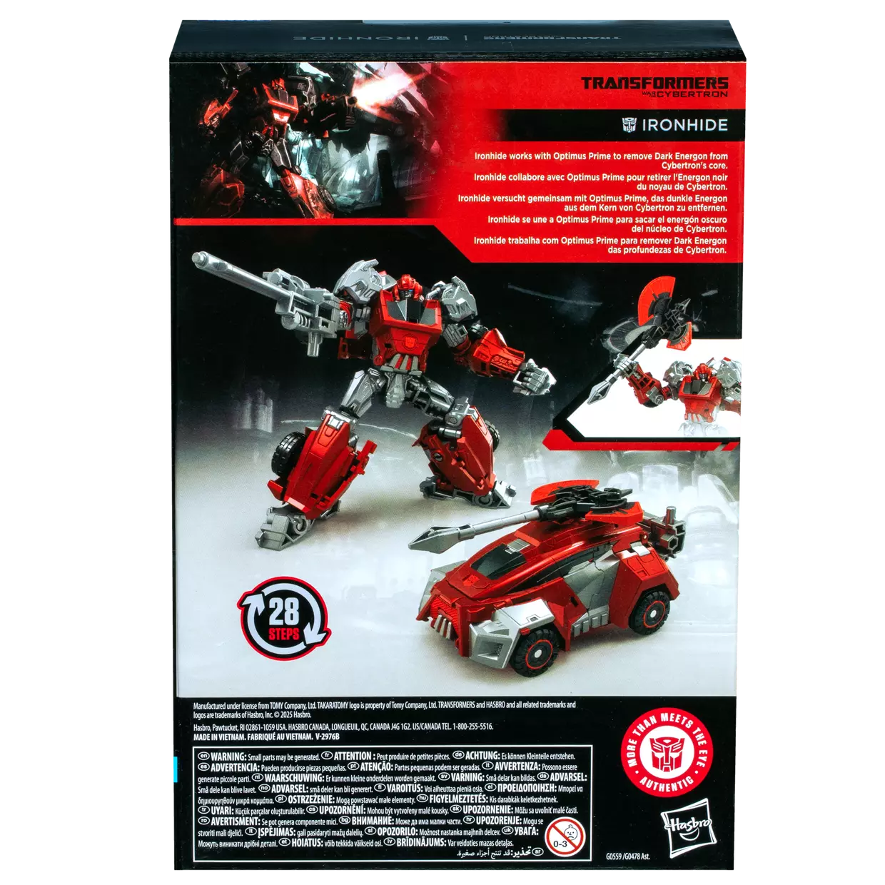 Hasbro - Transformers Studio Series - Voyager Class Transformers: War for Cybertron Ironhide