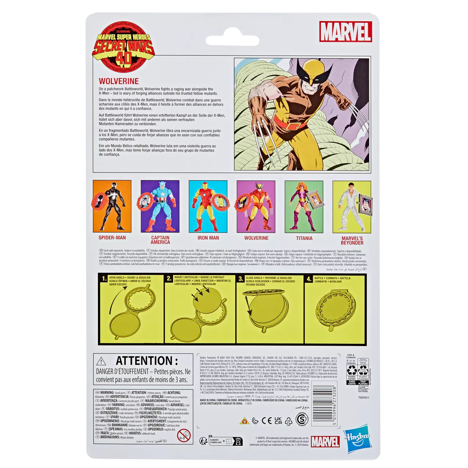 Hasbro - Marvel Legends Series - Wolverine, Guerre Segrete