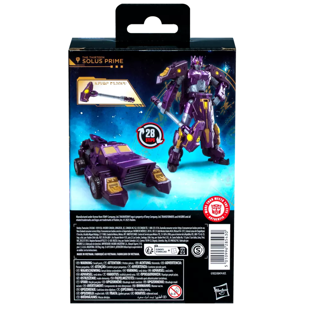 Hasbro - Transformers - Age of the Primes Deluxe Class, Solus Optimus Prime dei Tredici