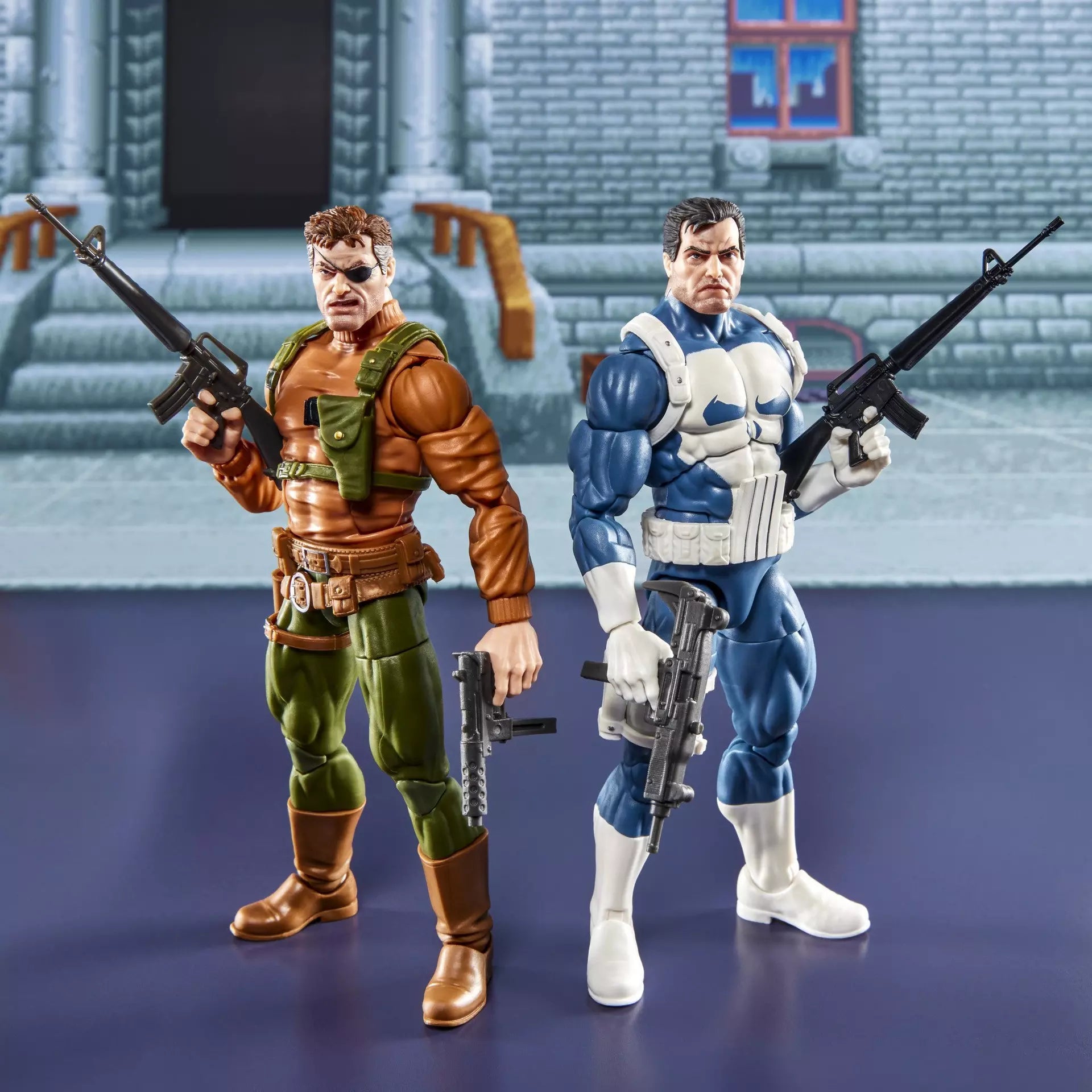 Hasbro - Marvel Legends Series - Gamerverse Punisher and Nick Fury