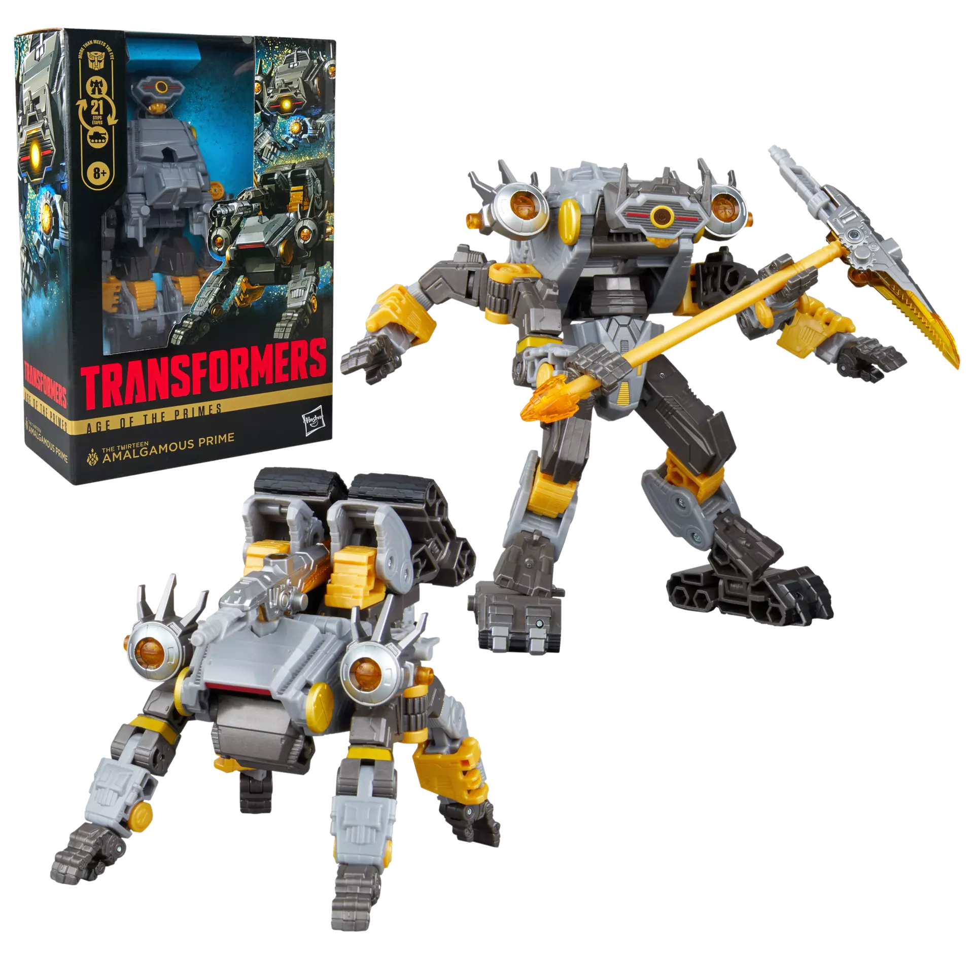 Hasbro - Transformers - Age of the Primes Voyager Class - Amalgamous Prime dei Tredici