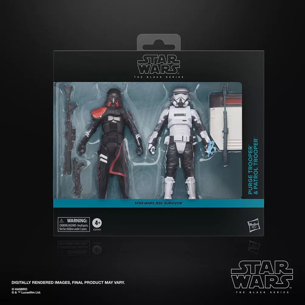 Hasbro - Star Wars - The Black Series - Purge Trooper e Patrol Trooper