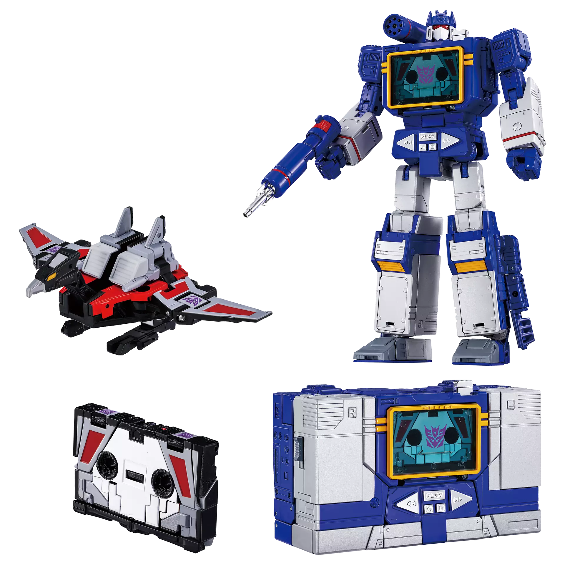 Hasbro - Transformers - Takara Tomy MPG-19 Soundwave e Condor (Laserbeak)