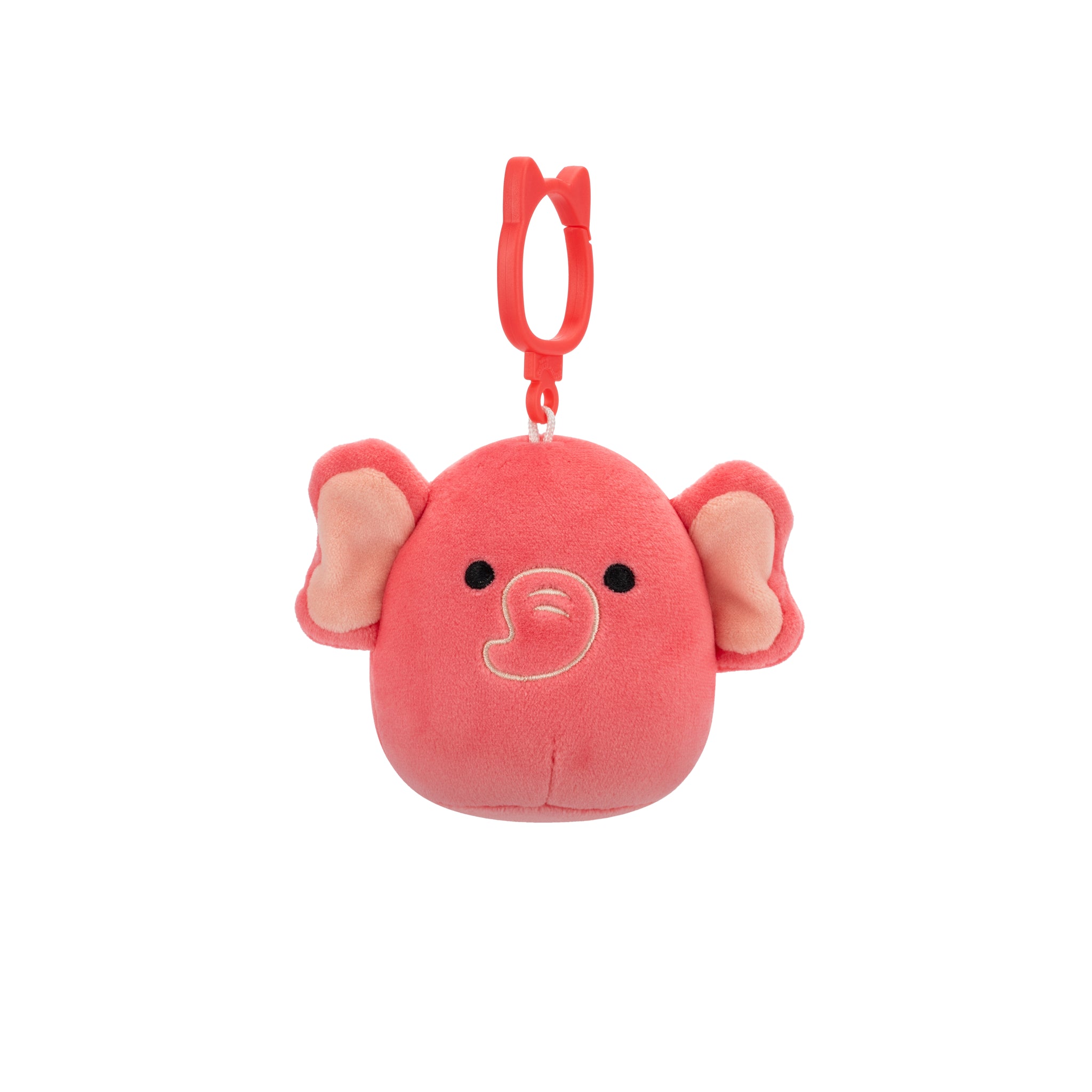 Squishmallows - Personaggi Clip On 10 cm - Kyla l’Elefante Rosa