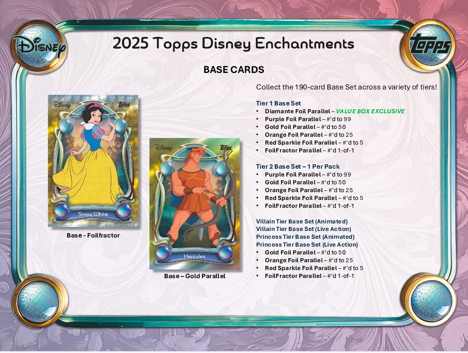 Topps - 2025 Disney Wonder - Value