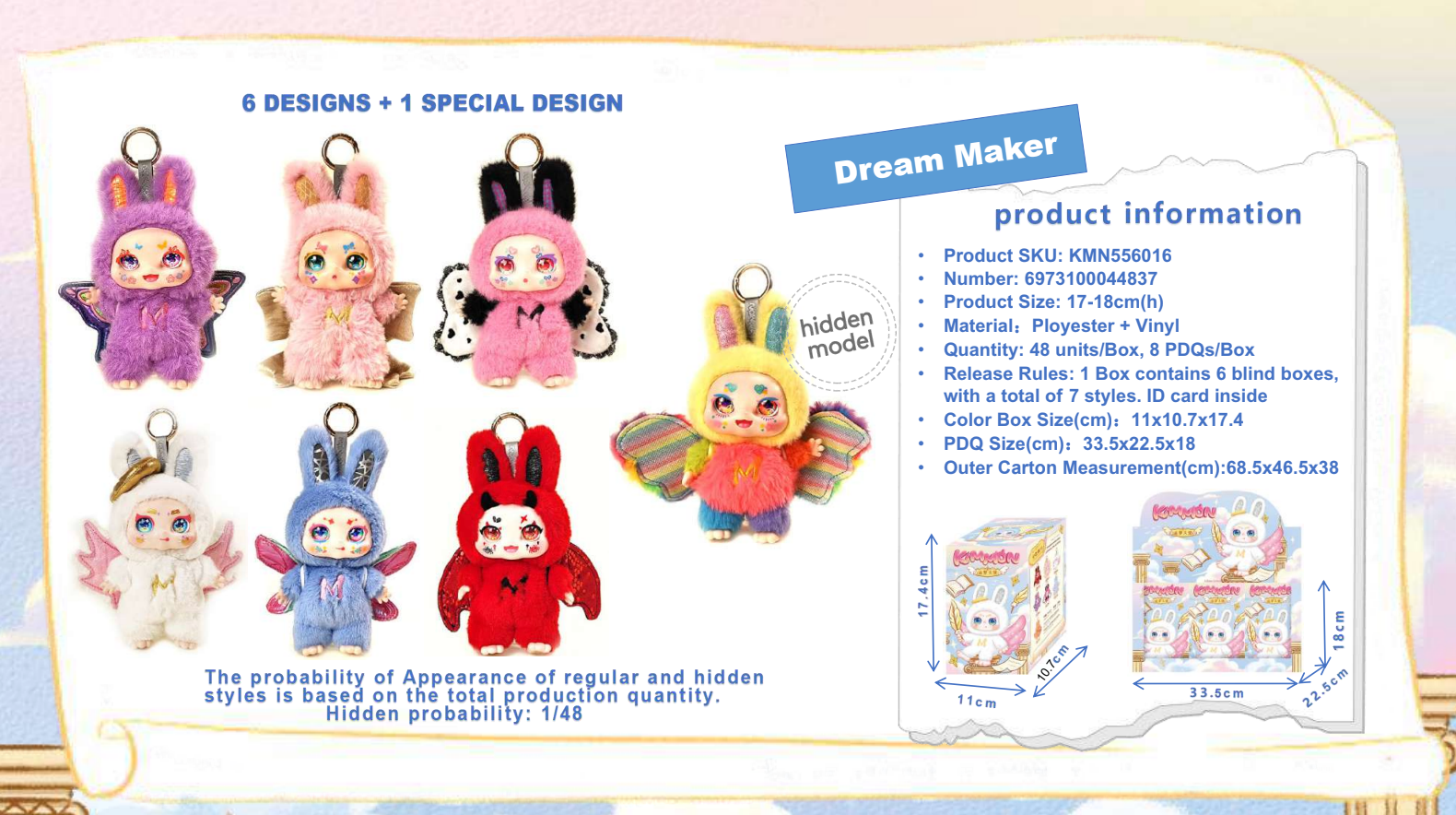 Kimmon - Momon: Dream Maker - 6 Blinde box