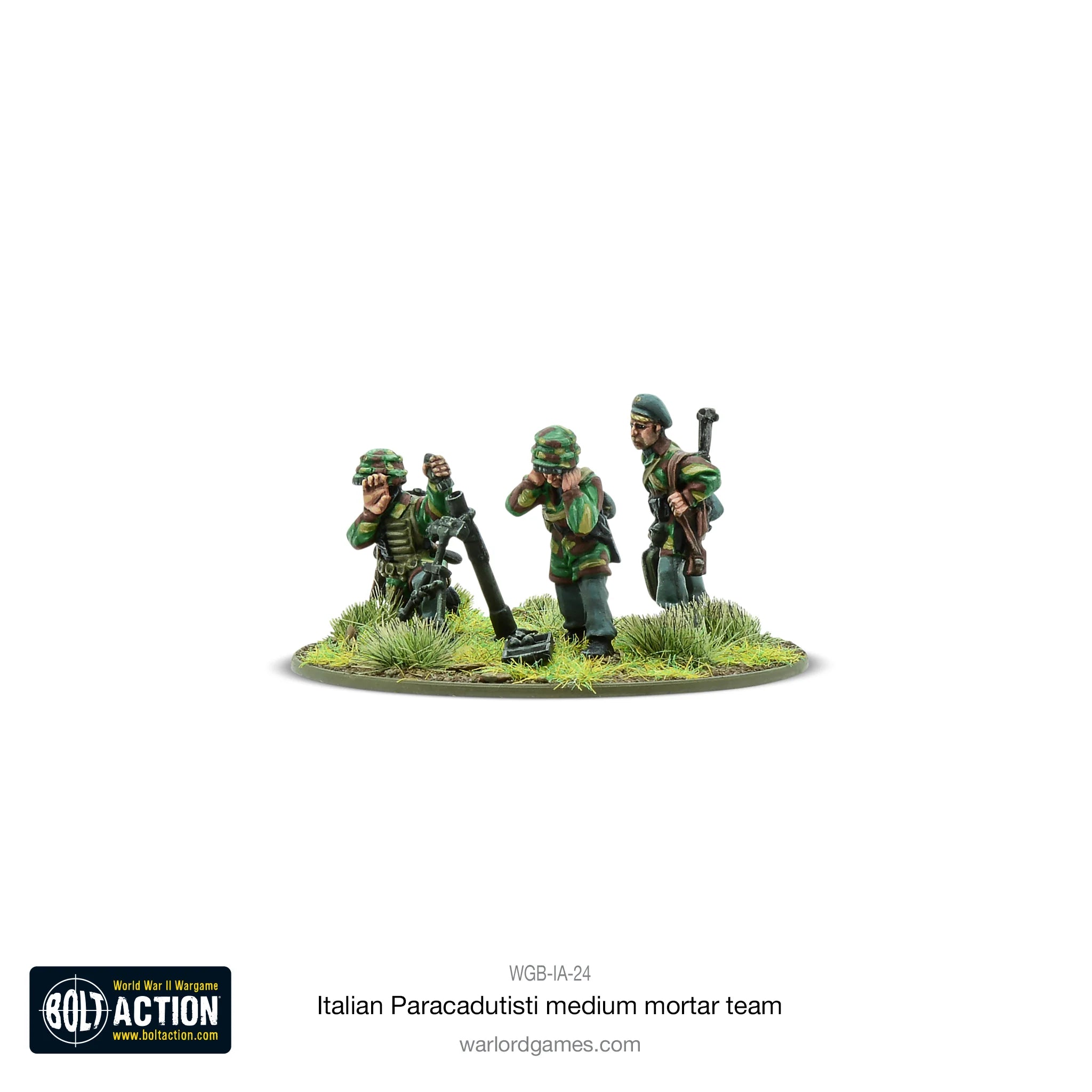 Bolt Action - Italian Airborne Medium Mortar Team