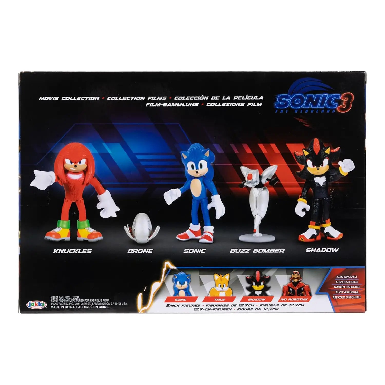 Jakks Pacific - Nintendo - Sonic 3 Movie Action Figures 6 cm