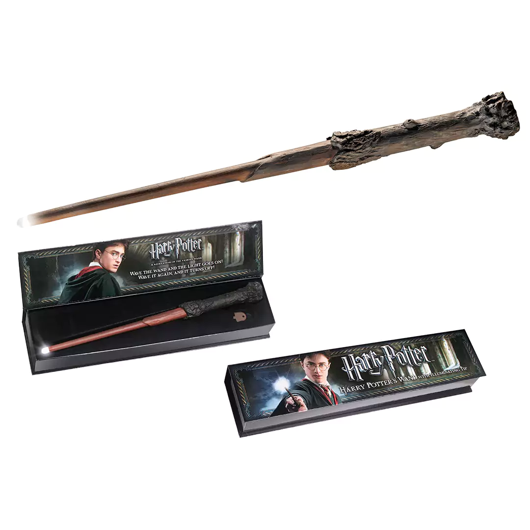 Noble Collection - Harry Potter - Bacchetta Magica Punta Luminosa di Harry Potter