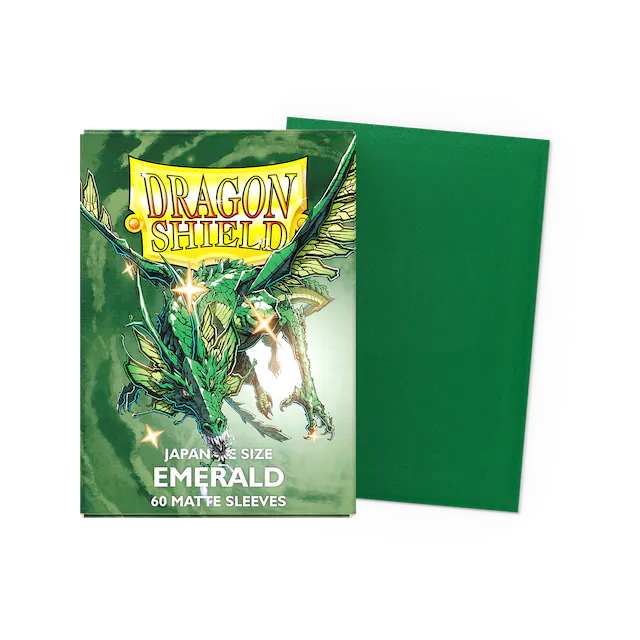 Dragon Shield - Japanese - Matte - Emerald pcs