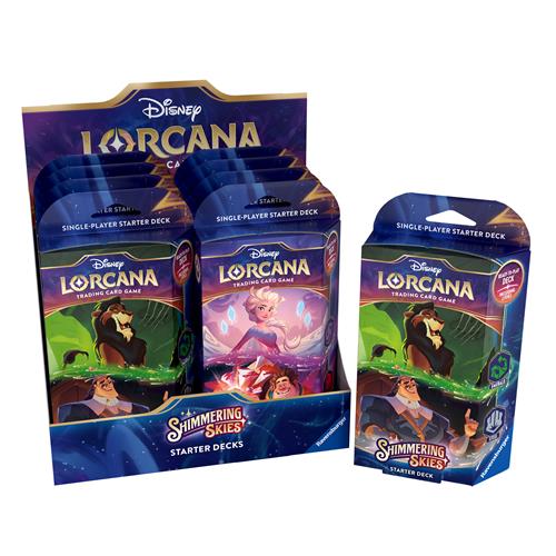 Lorcana - Shimmering Skies - Starter Deck Display (8) - ENG