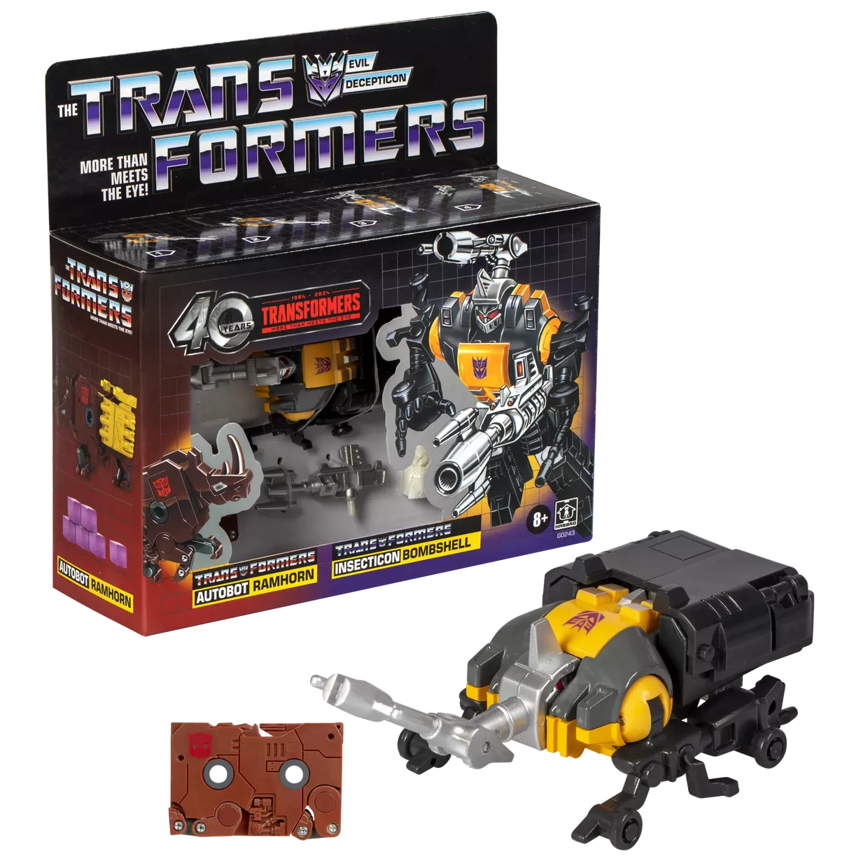 Hasbro - Transformers - Retro 40th Anniversary G1 Bombshell & Ramhorn