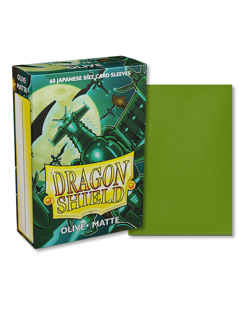 Dragon Shield - Japanese - Matte - Olive 60 pcs