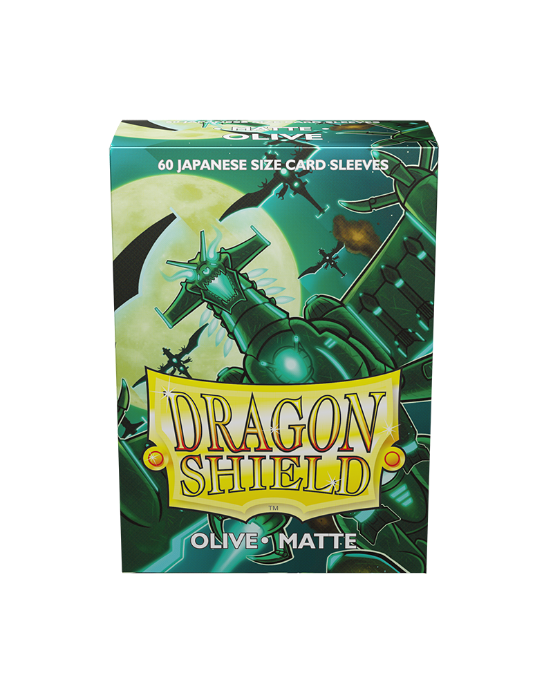 Dragon Shield - Japanese - Matte - Olive 60 pcs