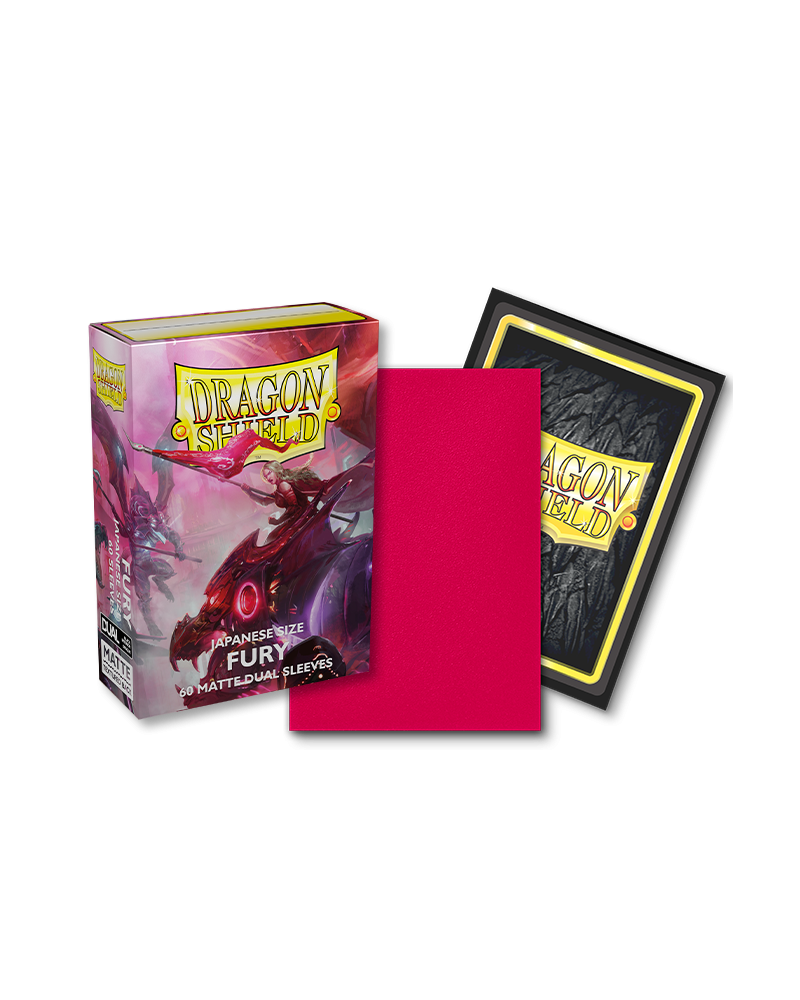 Dragon Shield - Japanese - Matte Dual - Fury 60 pcs