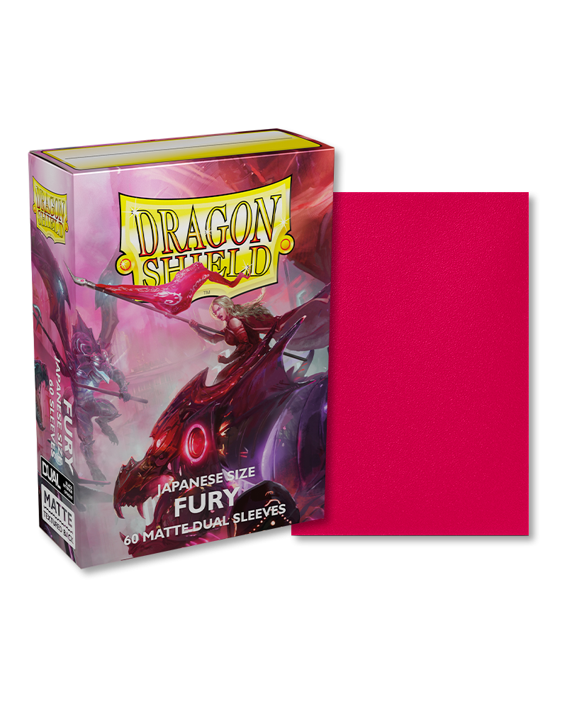 Dragon Shield - Japanese - Matte Dual - Fury 60 pcs